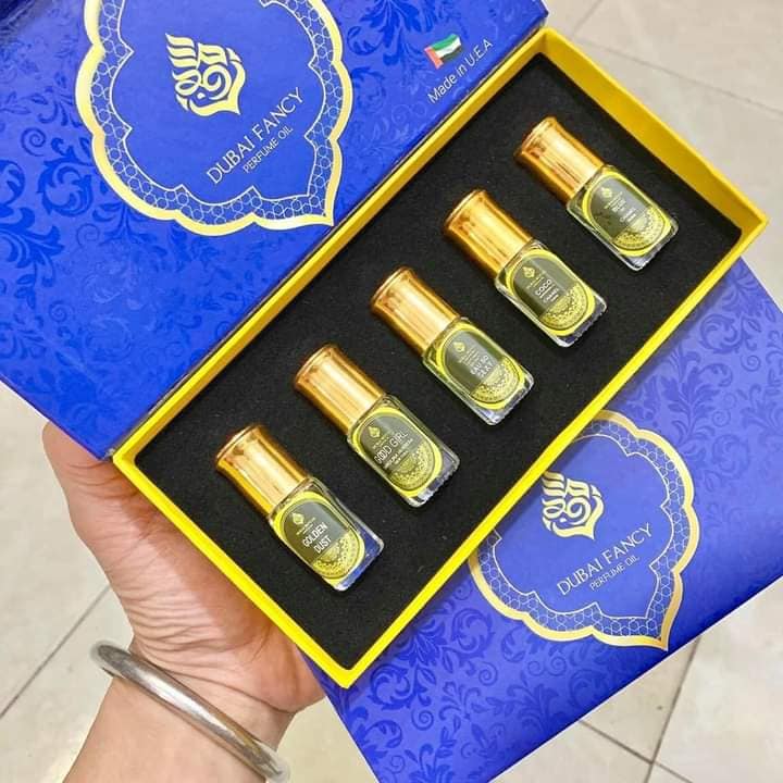 Sét 5 chai nước hoa dubai mini