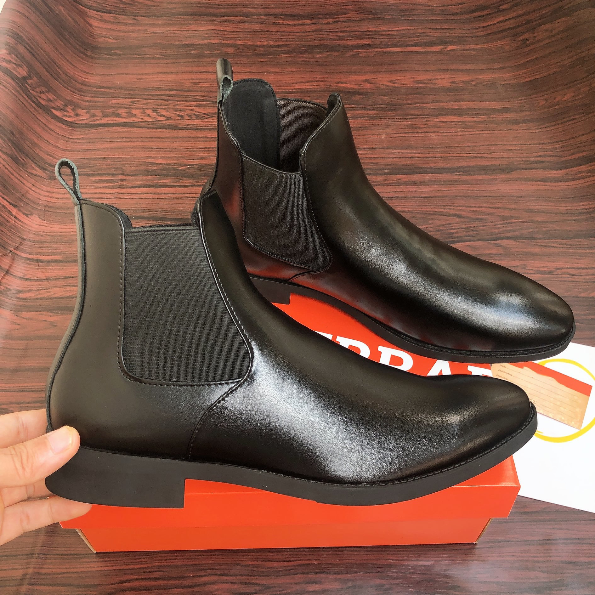Giày Chelsea Boots Nam Cổ Cao Da Xịn, Kiểu Dáng Thời Trang, Bền Đẹp