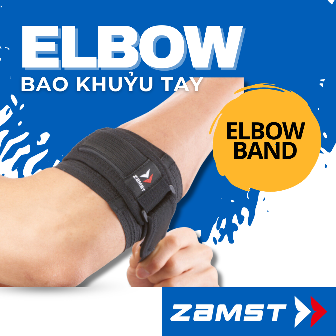 Đai hỗ trợ bảo vệ khuỷu tay ZAMST chính hãng Elbow Band