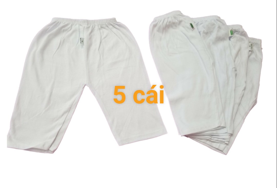 Quần dài trắng cho bé sơ sinh đến 9kg