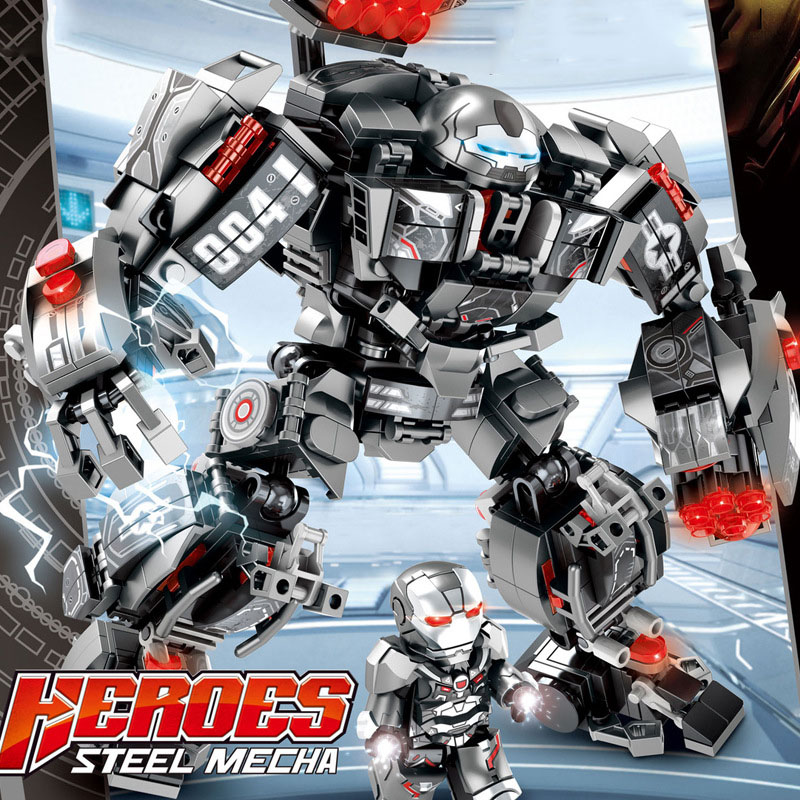 Đồ chơi lắp ráp kiểu lego mô hình super hero anti hulk black model ly76013 với 632 chi tiết