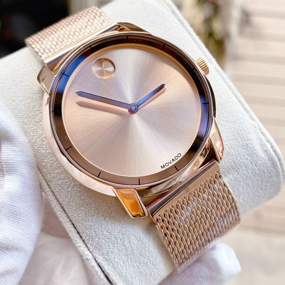 Đồng hồ nam dây kim loại vàng hồng M0vad0 size 40mm fullboxĐồng hồ nam chống nướcĐồng hồ nam cao cấp