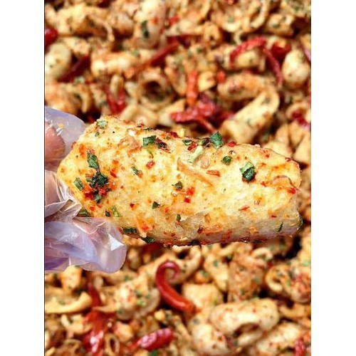 200G Da Heo Giòn Sốt Mắm Hành - Ngon Mê Ly