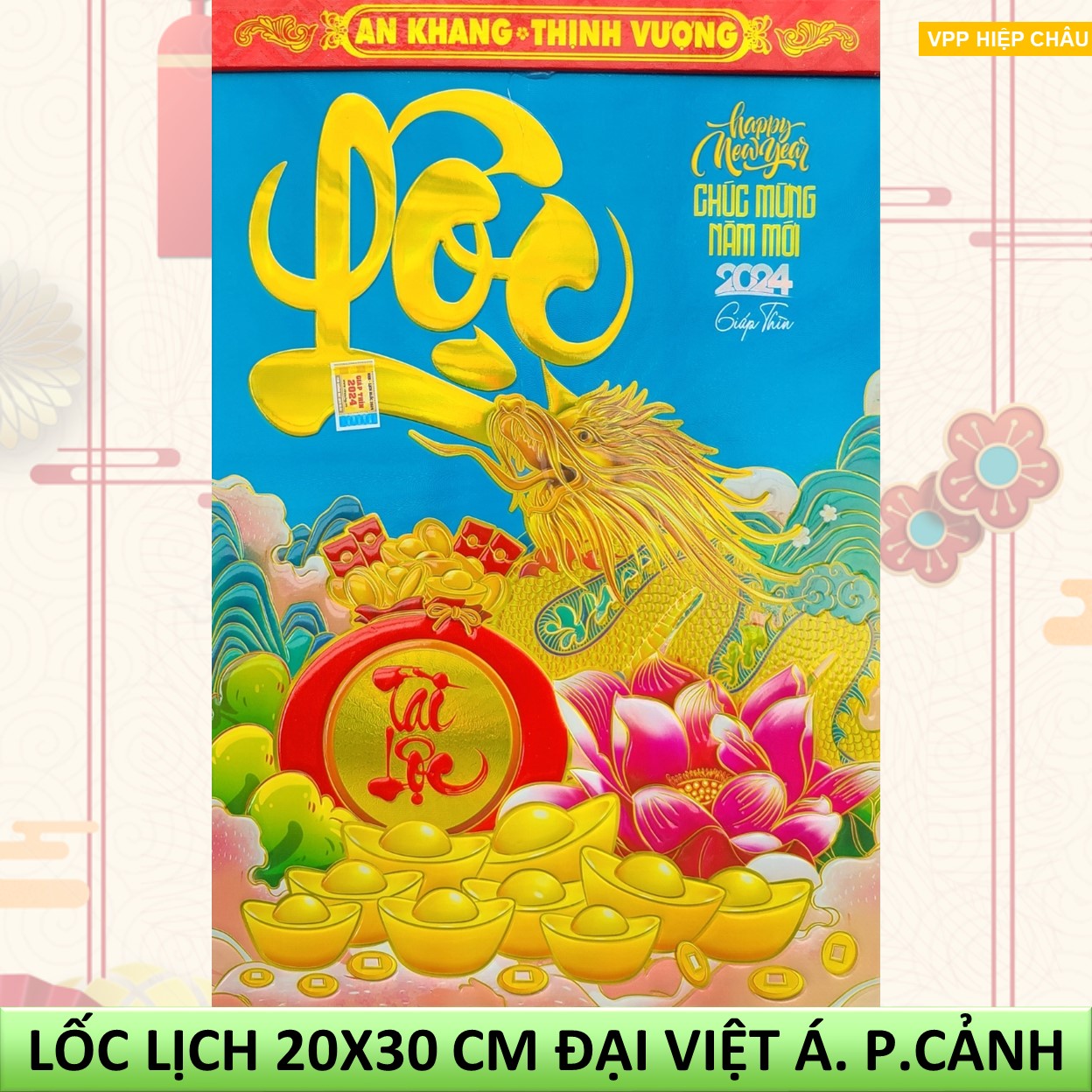 Lịch lốc năm 2024 20x30 cm