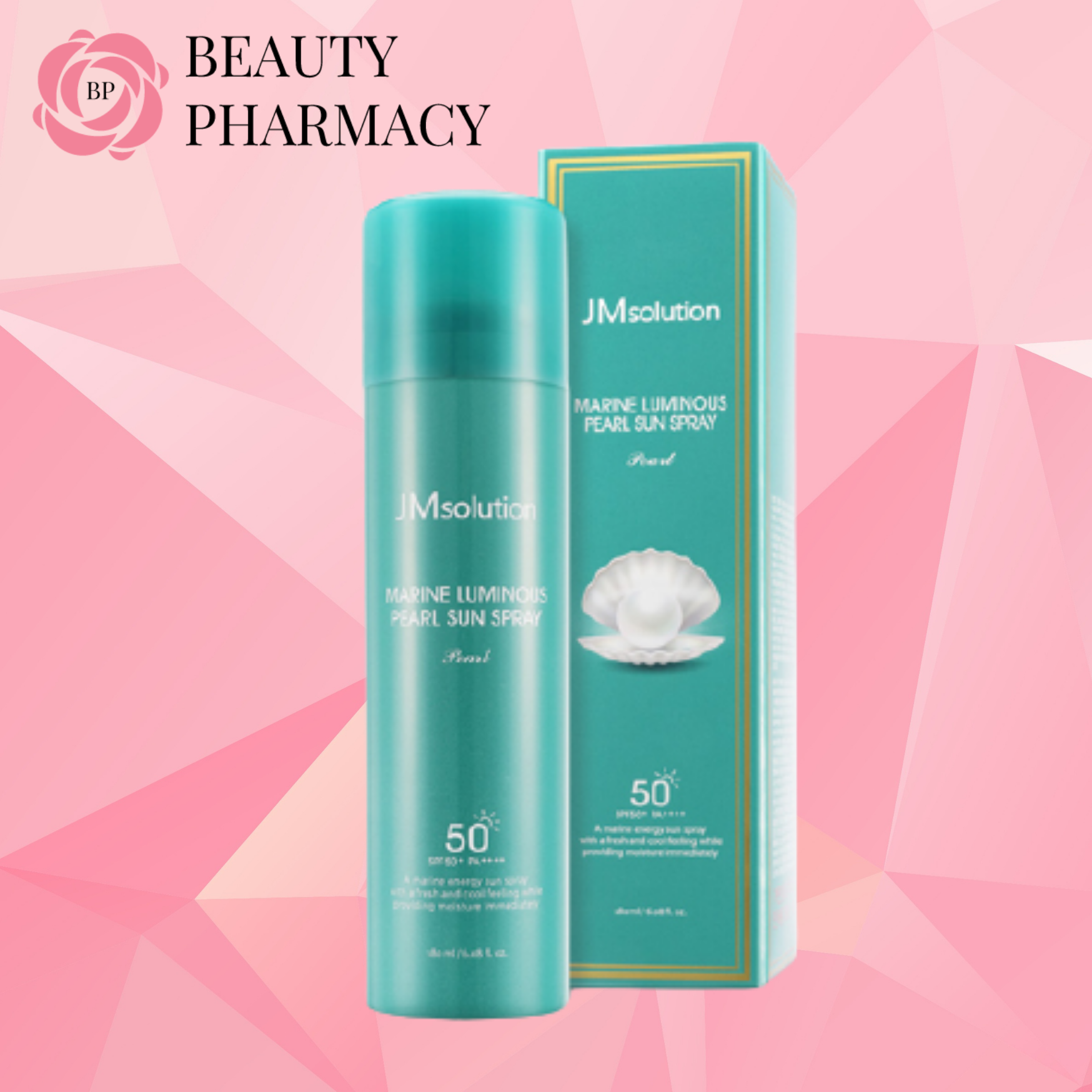 Xịt Chống Nắng Chiết Xuất Ngọc Trai Jm Solution Marine Luminous Pearl Sun Spray SPF 50+/PA +++