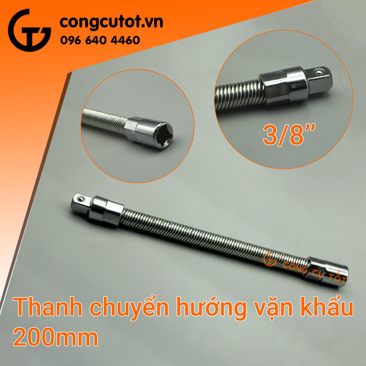 Tay chuyển hướng vặn khẩu 3/8 inch