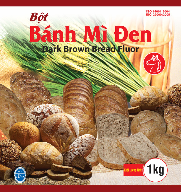 Bột bánh mì đen 1kg - mikko hương xưa