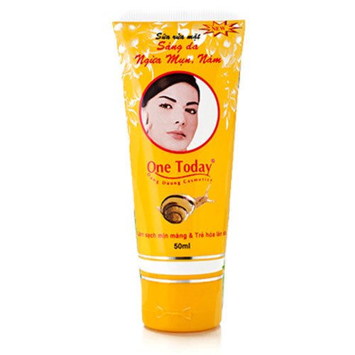Sữa rửa mặt trắng da ngừa mụn nám One Today 50ml
