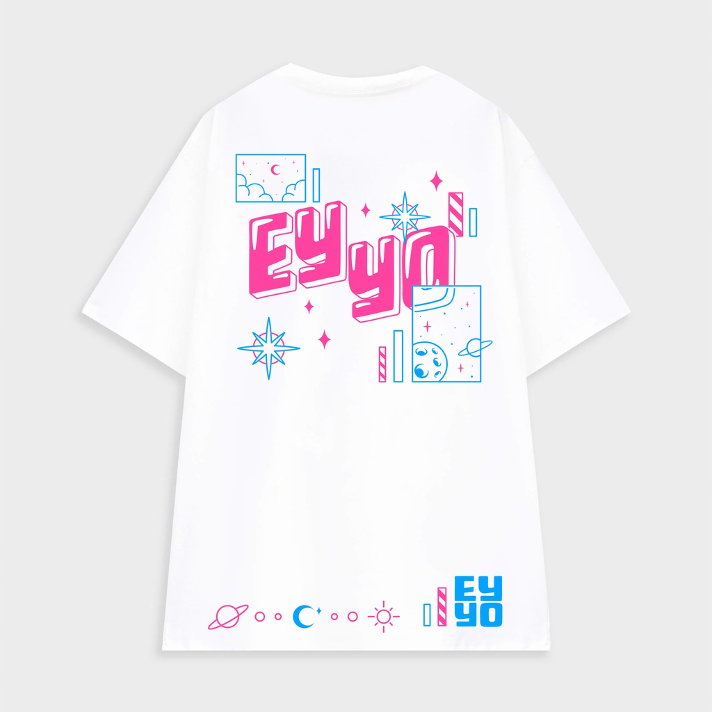 Luck áo thun 8yo universe tee ver2.0 - trắng