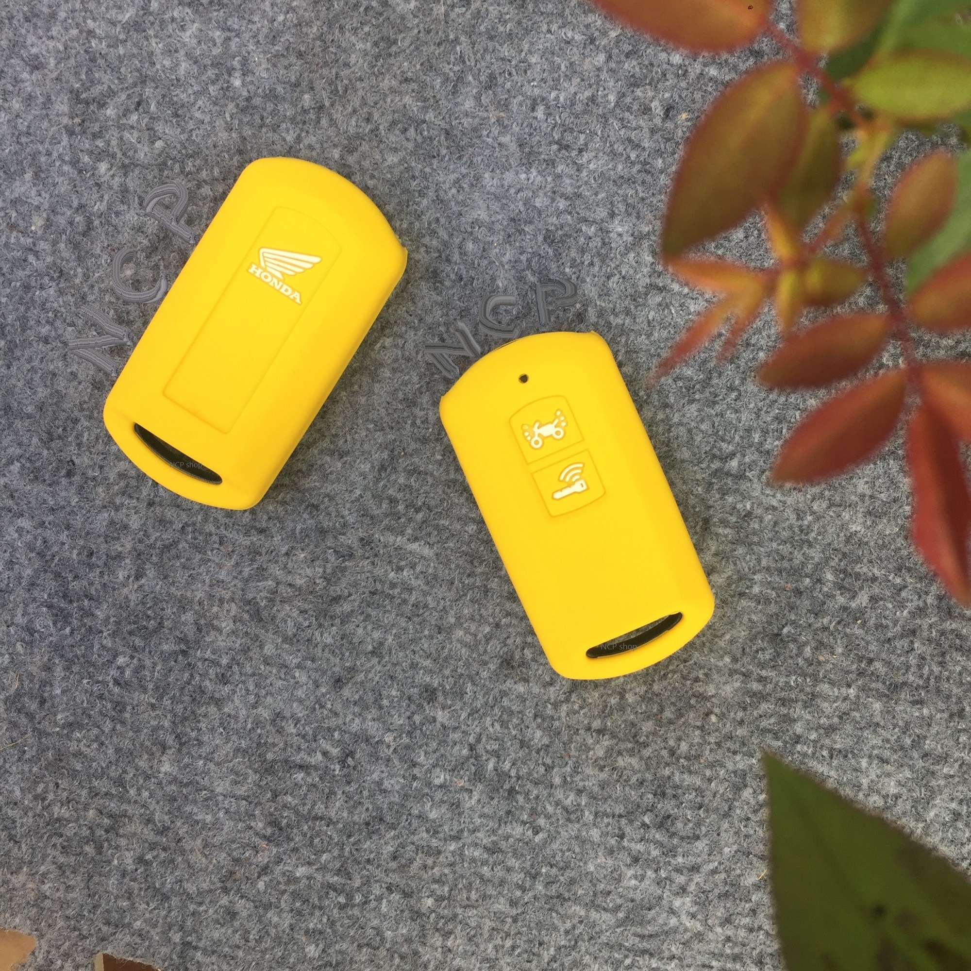 Bọc khóa smartkey Honda Lead, Airblade, Vario, Vision màu Vàng