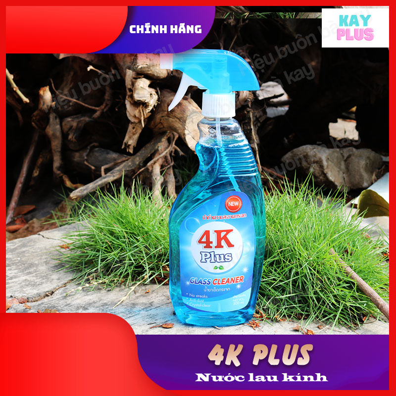 Nước lau kính 4k plus - 500ml