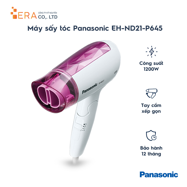 Máy sấy tóc panasonic eh-nd21-p645