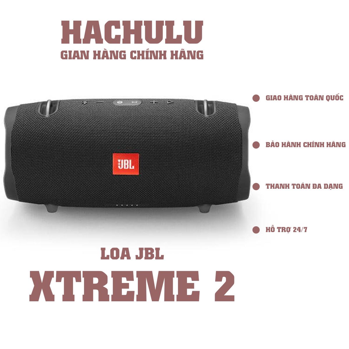 Loa bluetooth jbl xtreme 2 l công suất 50w l chống nước ipx7 l 15 tiếng phát nhạc l kết nối 100 loa với jbl connec - hàng chính hãng bảo hành 12 tháng