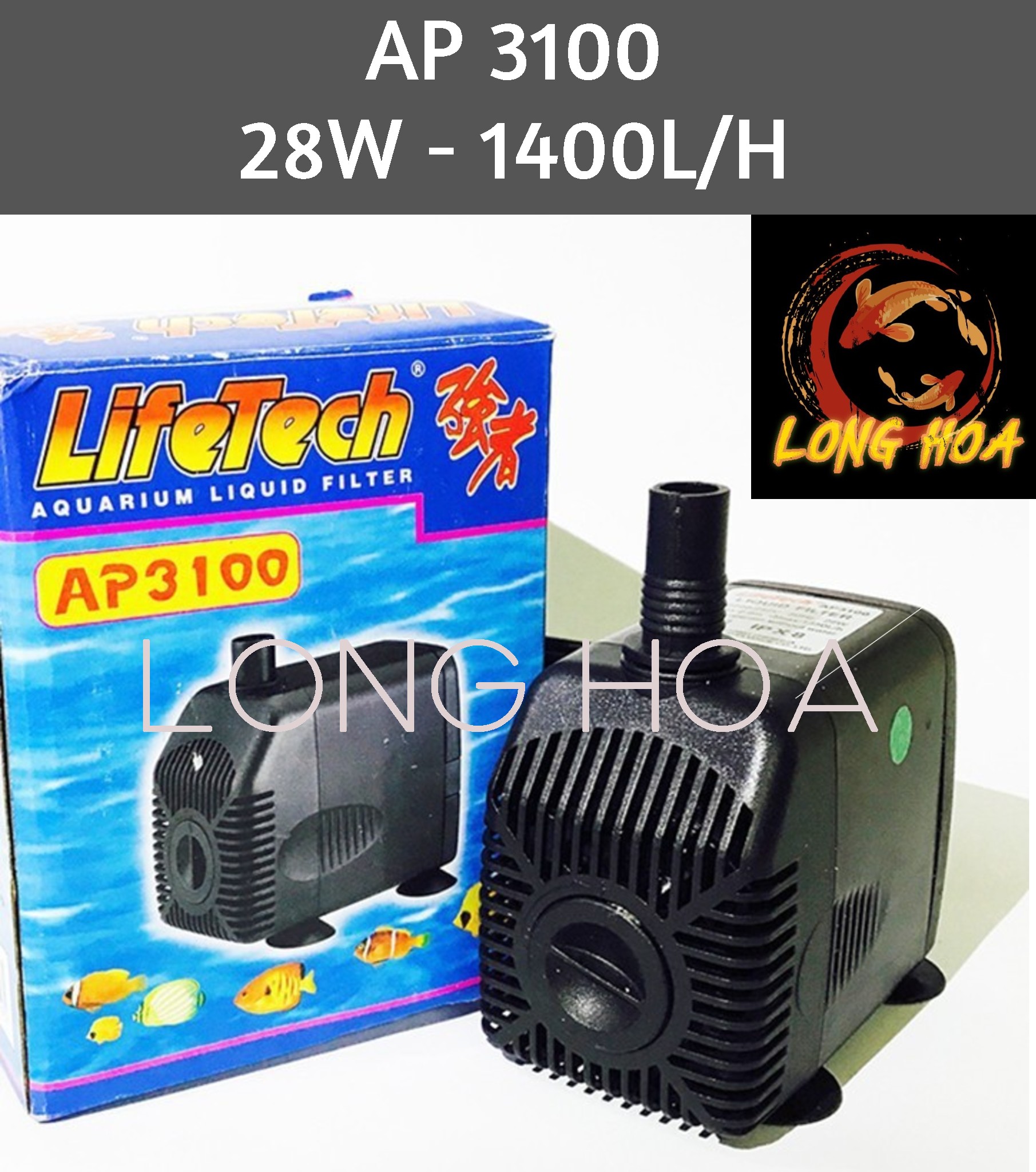 Máy bơm nước lifetech ap 3100 dành cho hồ cá cảnh thủy sinh trồng thủy canh