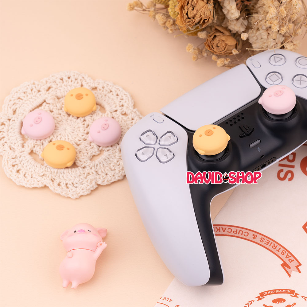 Núm bọc analog Gà & Heo cao cấp cho tay cầm DualSense , DualShock 4 , Pro Controller, Xbox...