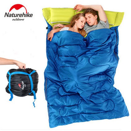 Túi ngủ đôi có gối chính hãng NatureHike - SD15M030-J