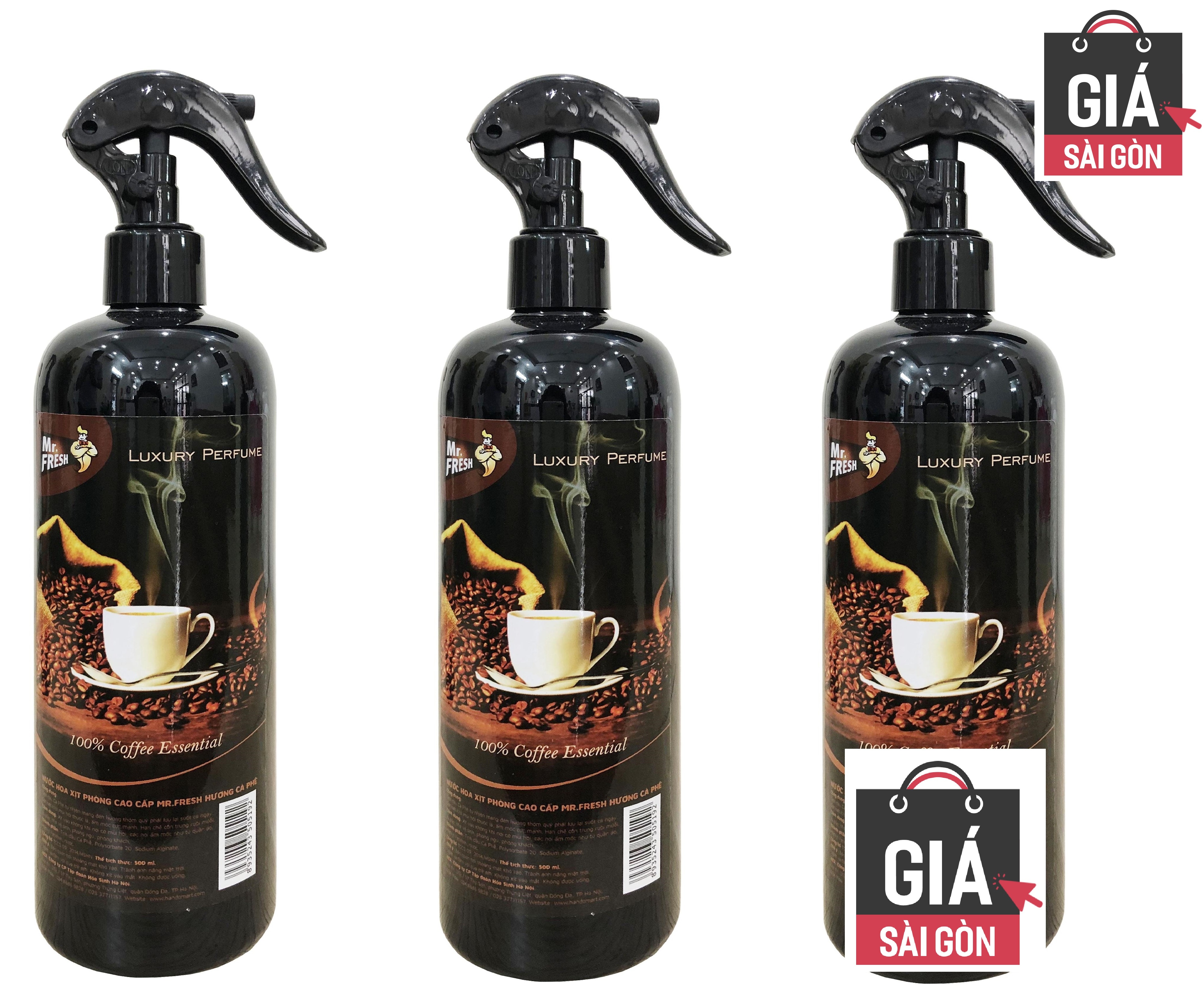[HCM]Bộ 3 chai nước hoa xịt phòng cao cấp Mr Fresh 500ml - khử mùi phòng ẩm mốc GSG469