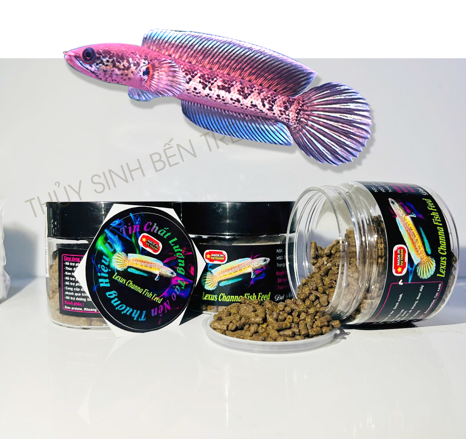 CÁM LEXUS CHANNA FISH FEED - CÁM NỮ HOÀNG - CÁM LÓC LẠNH