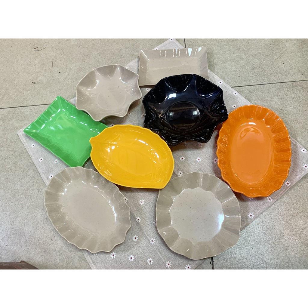 [Sỉ] Đĩa Để Đựng Hạt Hướng Dương Đồ Chiên Rán Bằng Nhựa Phíp Đẹp Dày Dặn Sài Gòn