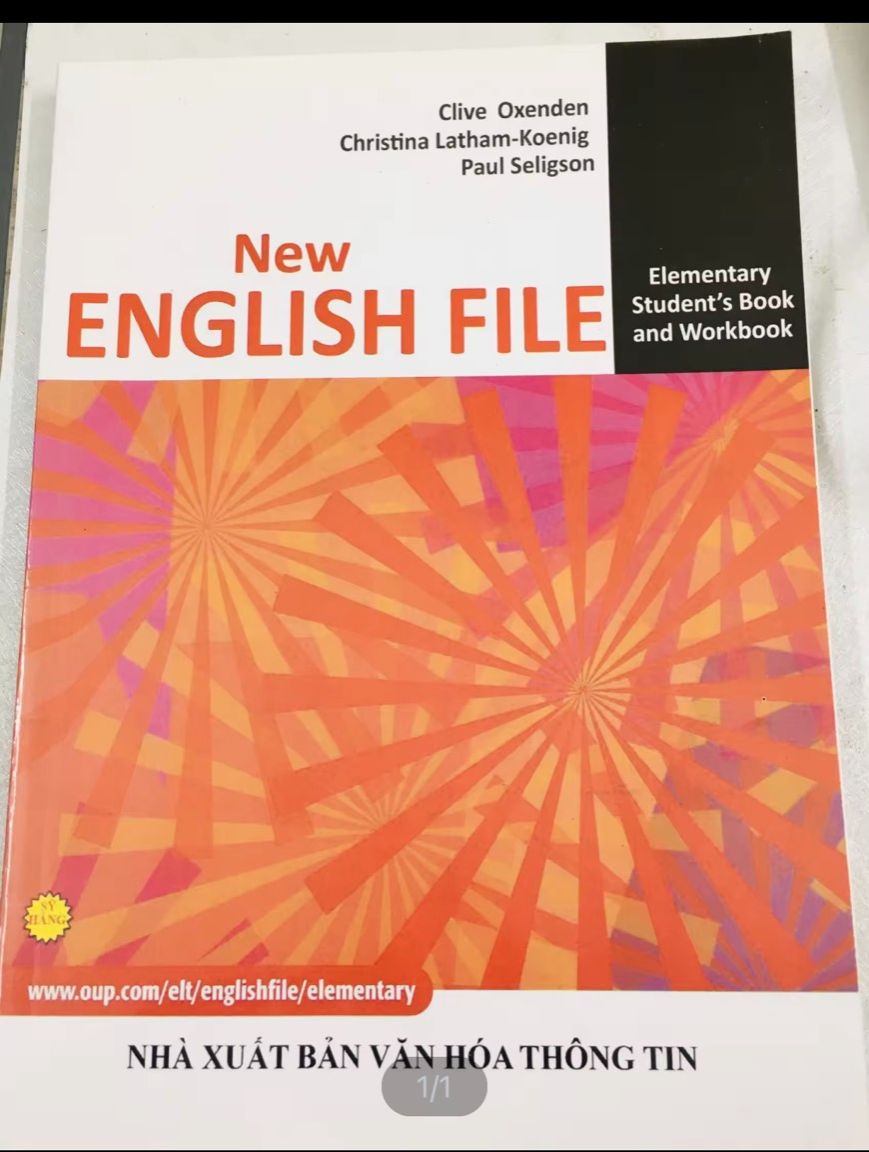 New English File Elementary, pre iter, intermediadete có kèm bài tập