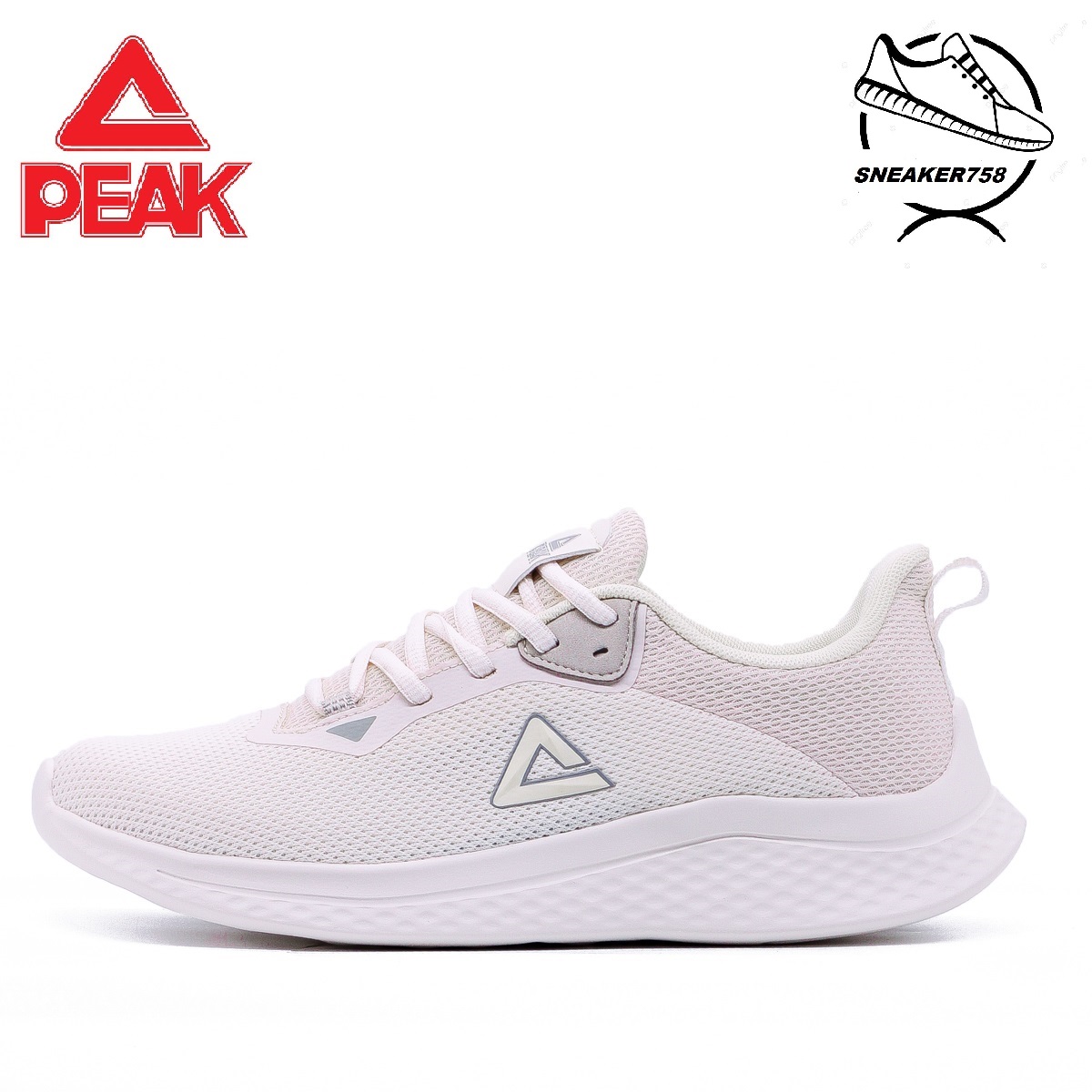Giày PEAK Running E223198H - Trắng Off White