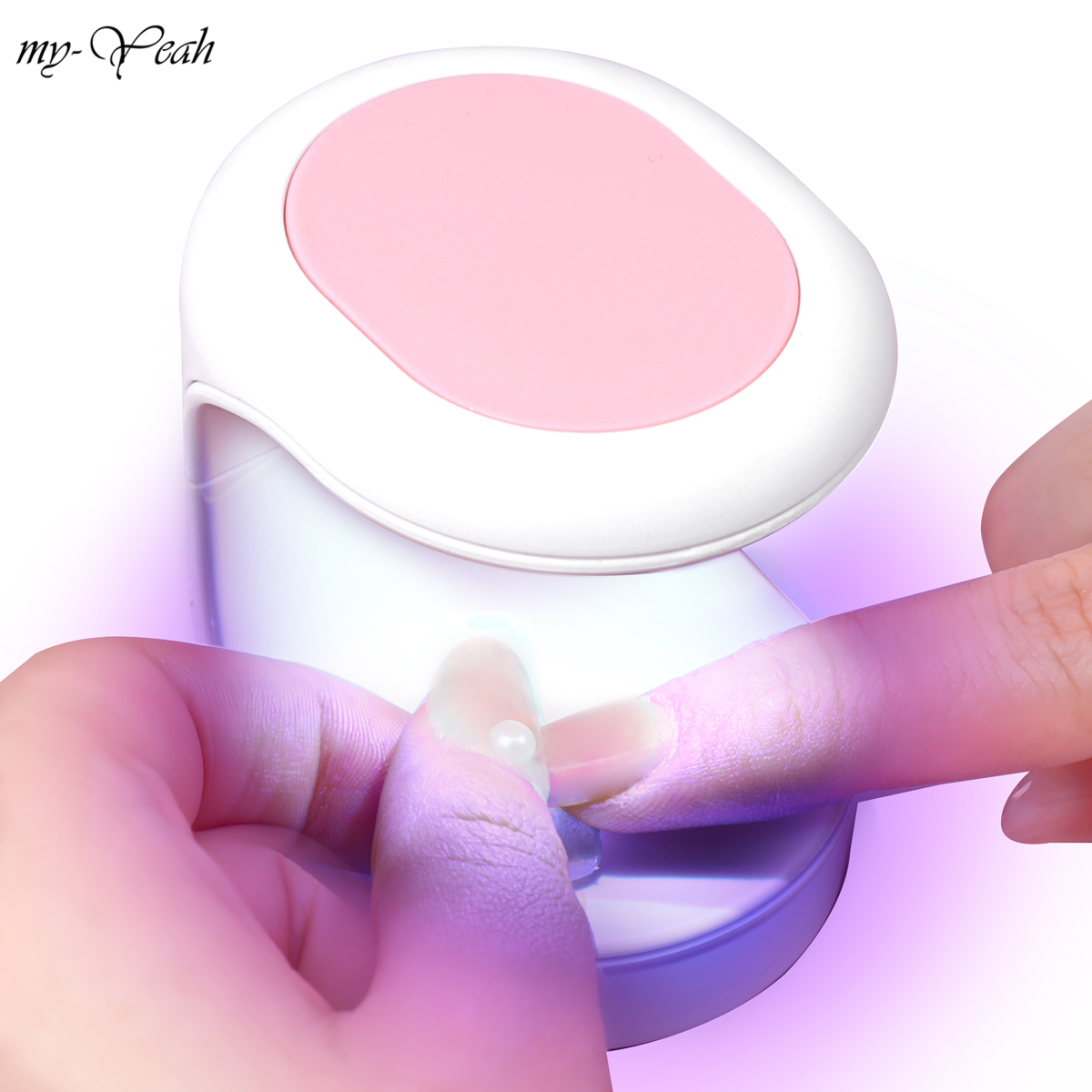 myyeah 6W Máy sấy móng tay mini LED cầm tay với cáp USB Đèn UV Máy vẽ móng