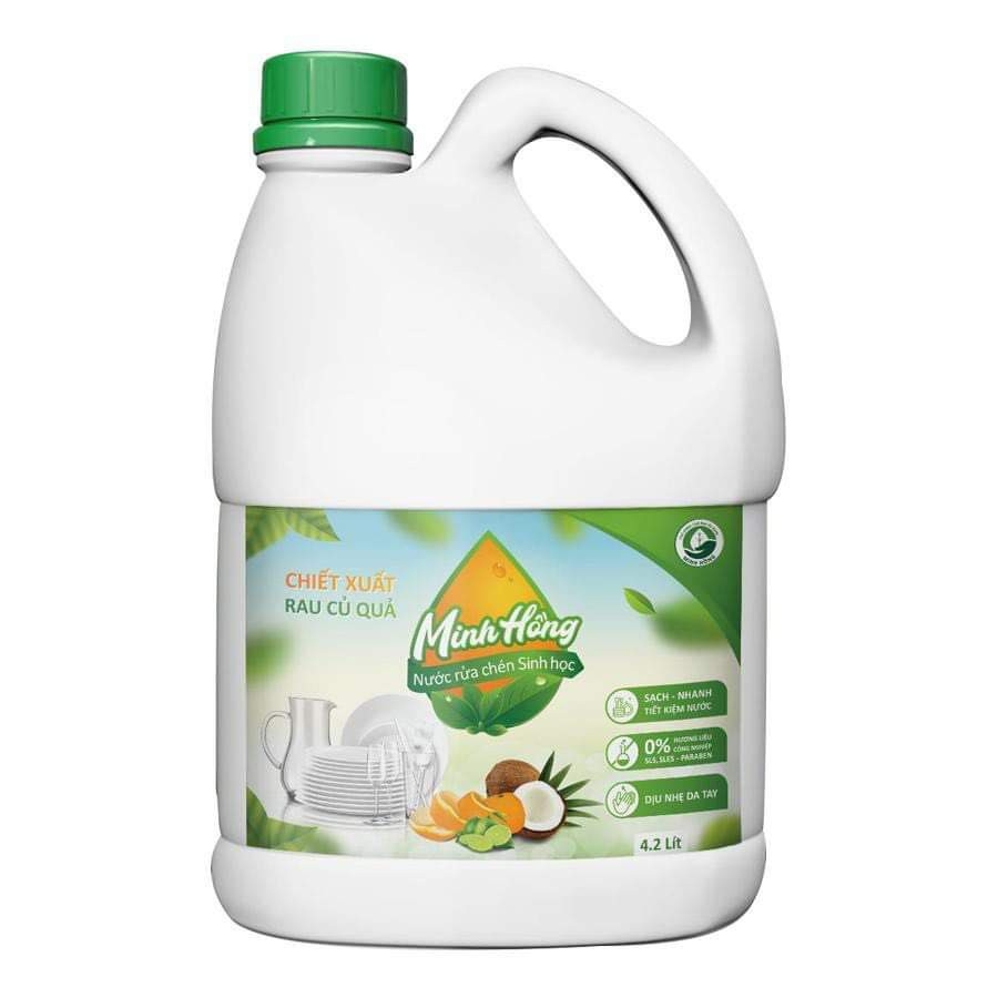 Nước rửa chén hữu cơ Minh Hồng 4.2l