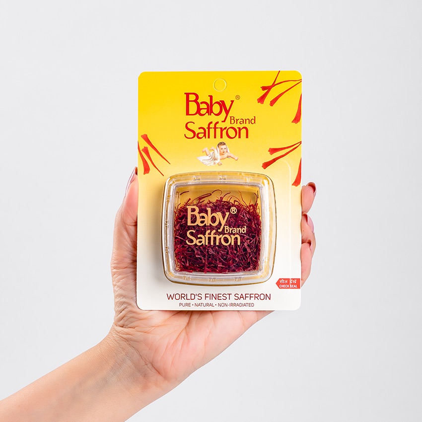 HCM Saffron 1gr, Nhụy hoa nghệ tây Baby Saffron Ấn Độ