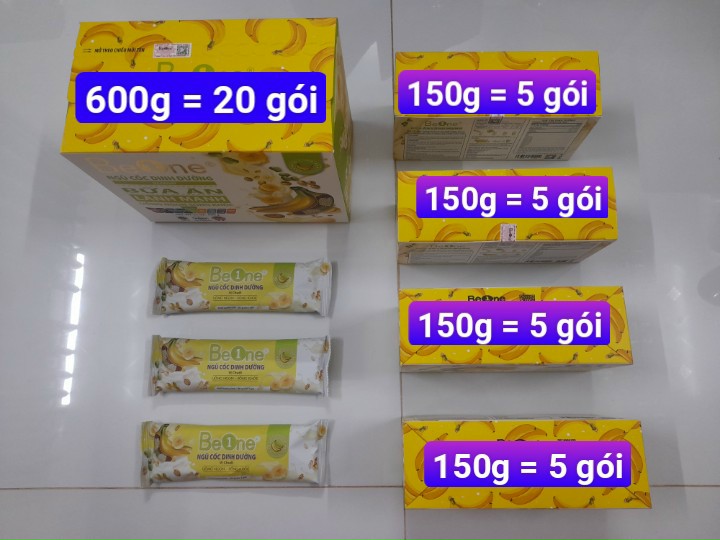 NGŨ CỐC BEONE VỊ CHUỐI CHÍNH HÃNG hộp to, nhỏ ( Date mới)