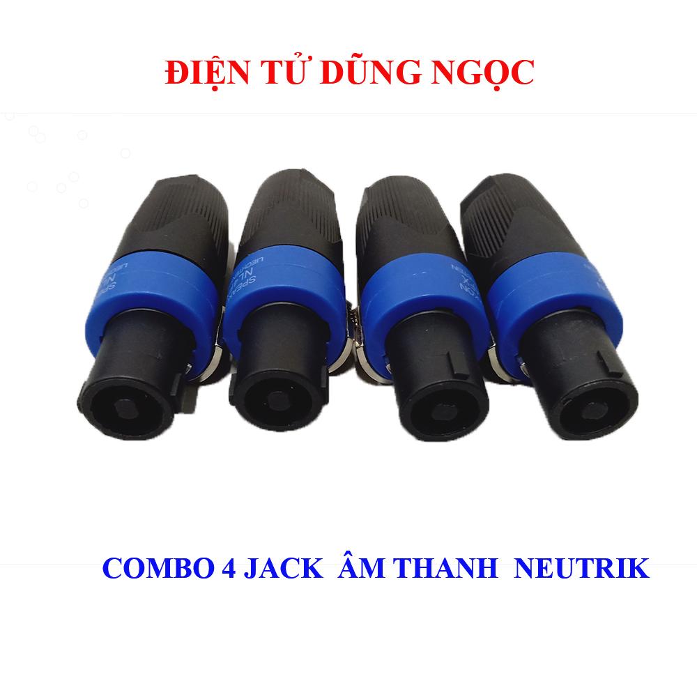 Combo 4 Jack loa Neutrik