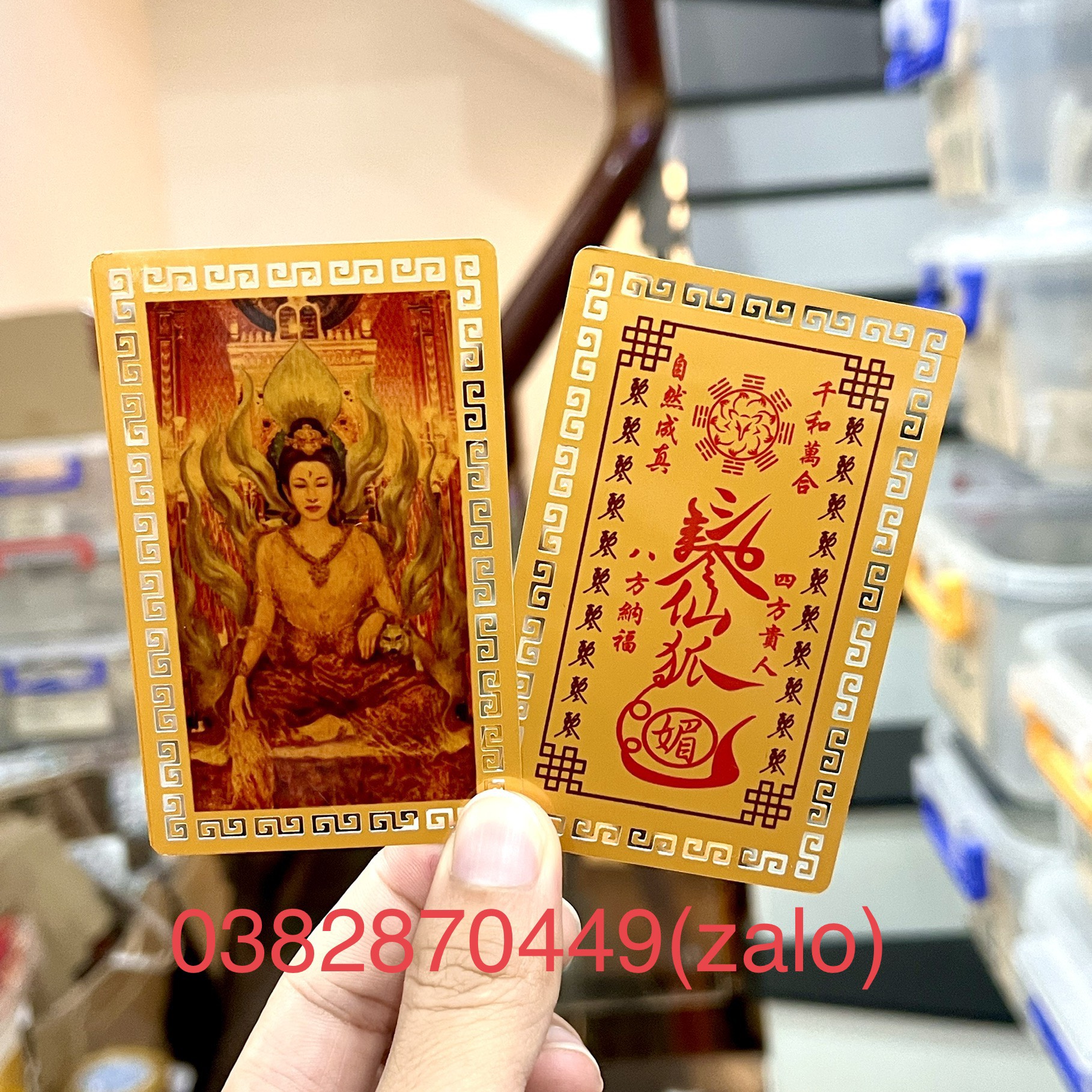 Kim bài hồ ly 9 đuôi - trợ duyên tình cảm tăng sự quyến rũ - thu hút khác giới
