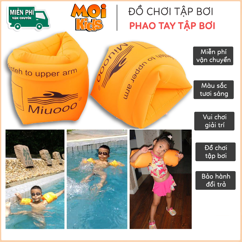 Phao tay tập bơi cho bé an toàn, sử dụng khi đi bơi và đi biển - Phao tập bơi, phao bơi cho bé