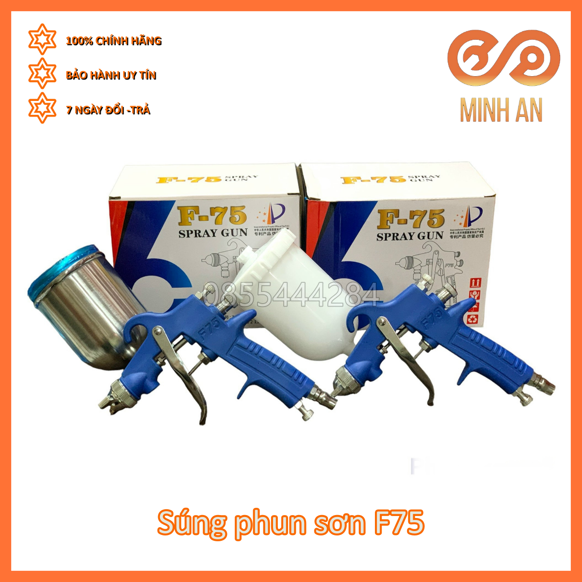 Súng phun sơn f75 400cc