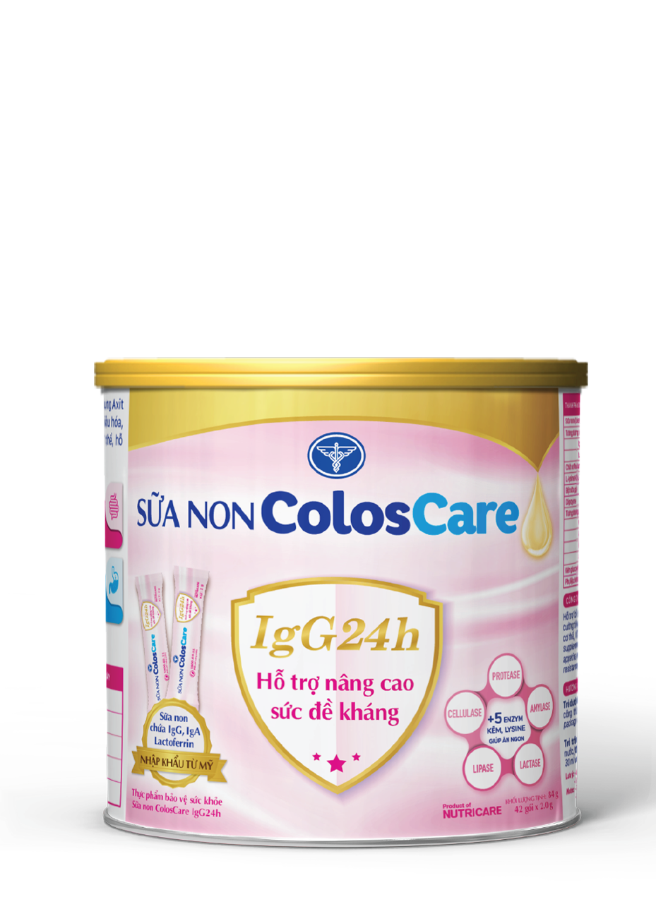 Sữa non ColosCare IgG24h (42 gói - 84g) - Hỗ trợ nâng cao sức đề kháng