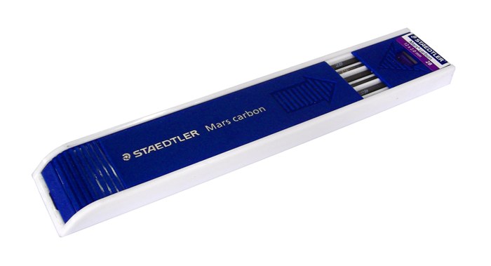 Hộp 12 ruột chì staedtler 2mm mars carbon pencil lead 200-hb, 200-2b