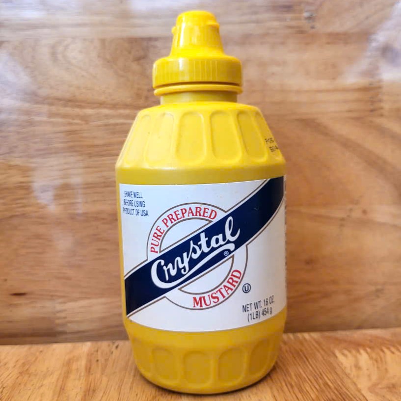CRYSTAL [chai BỤNG BỰ 454g] MÙ TẠT VÀNG [USA] Yellow Mustard