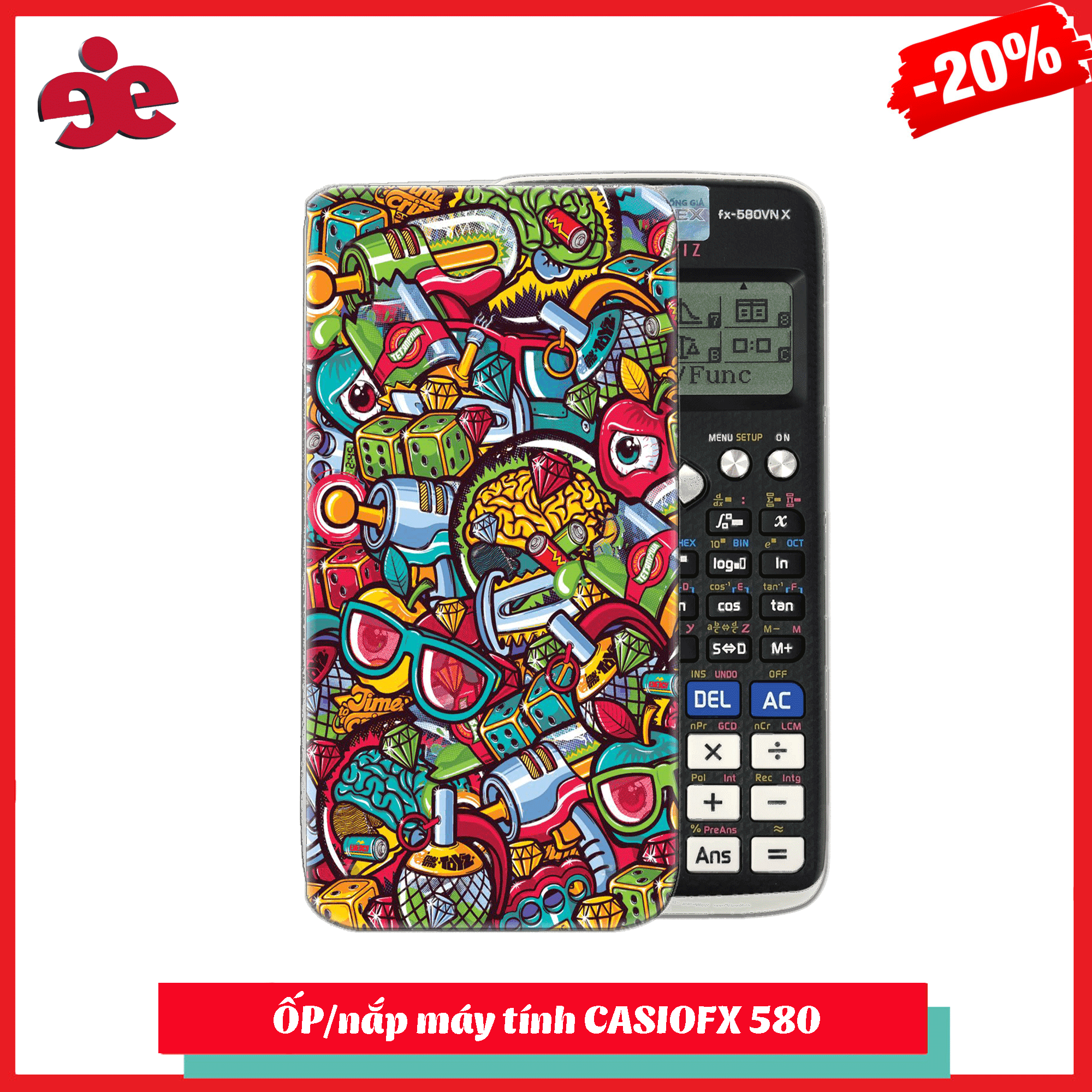 Ốp máy tính Casio FX 580 VNX