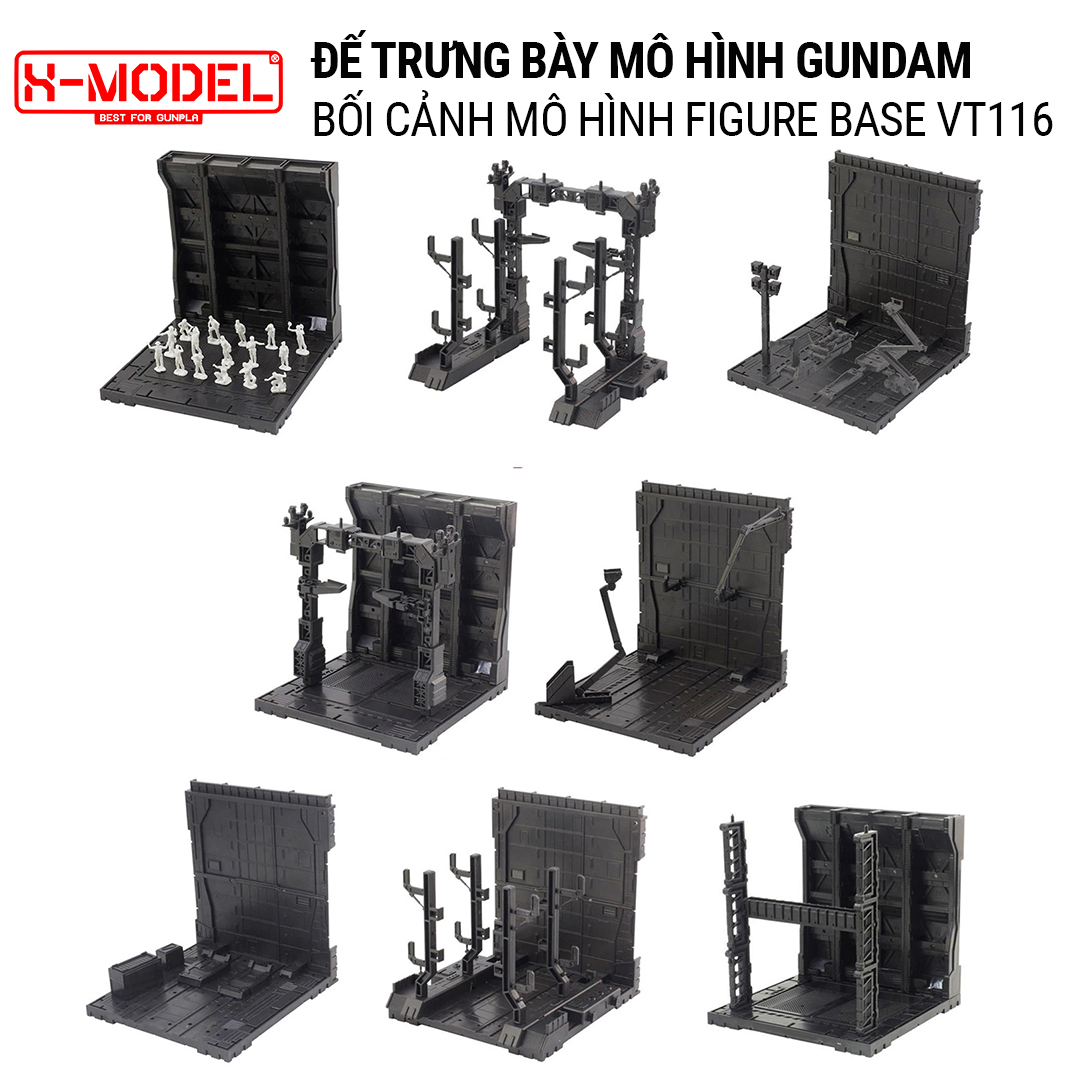 Đế Trưng Bày Mô Hình Đồ Chơi Lắp Ráp Anime, Bối cảnh mô hình Figure Base Action Base VT116 XMODEL cho mô hình