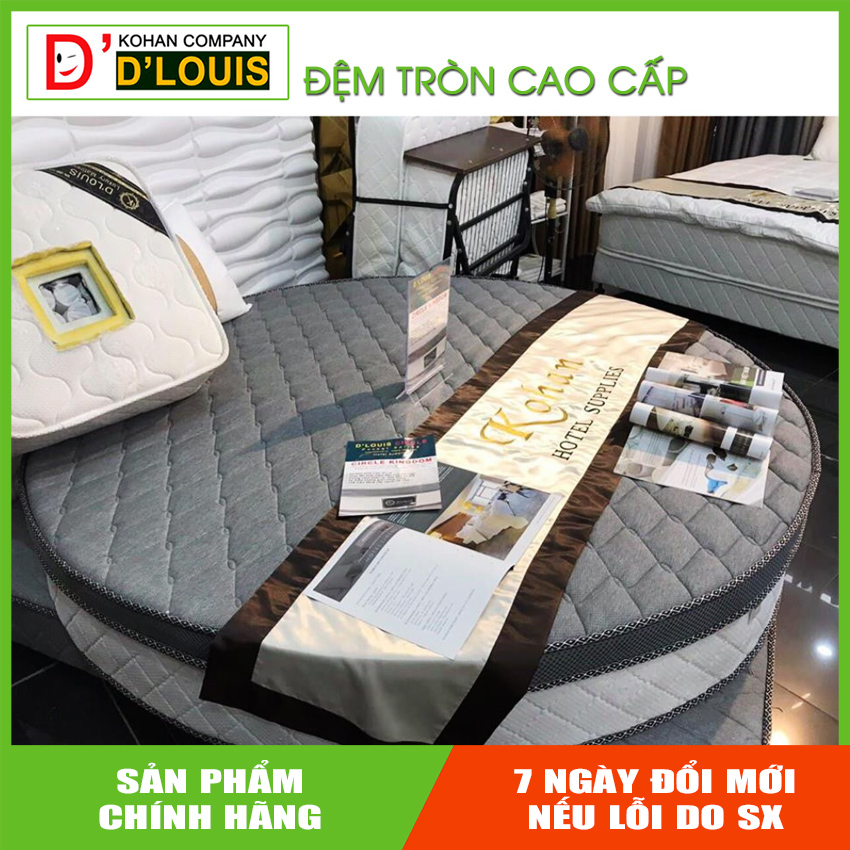 Đệm lò xo tròn cao cấp d'louis kohan