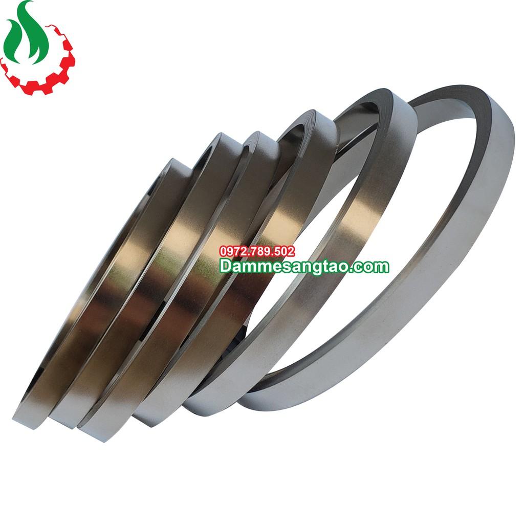 Kẽm hàn cell pin mạ niken dày 0.15mm, 0.2mm x 8mm (Cuộn 1 mét)