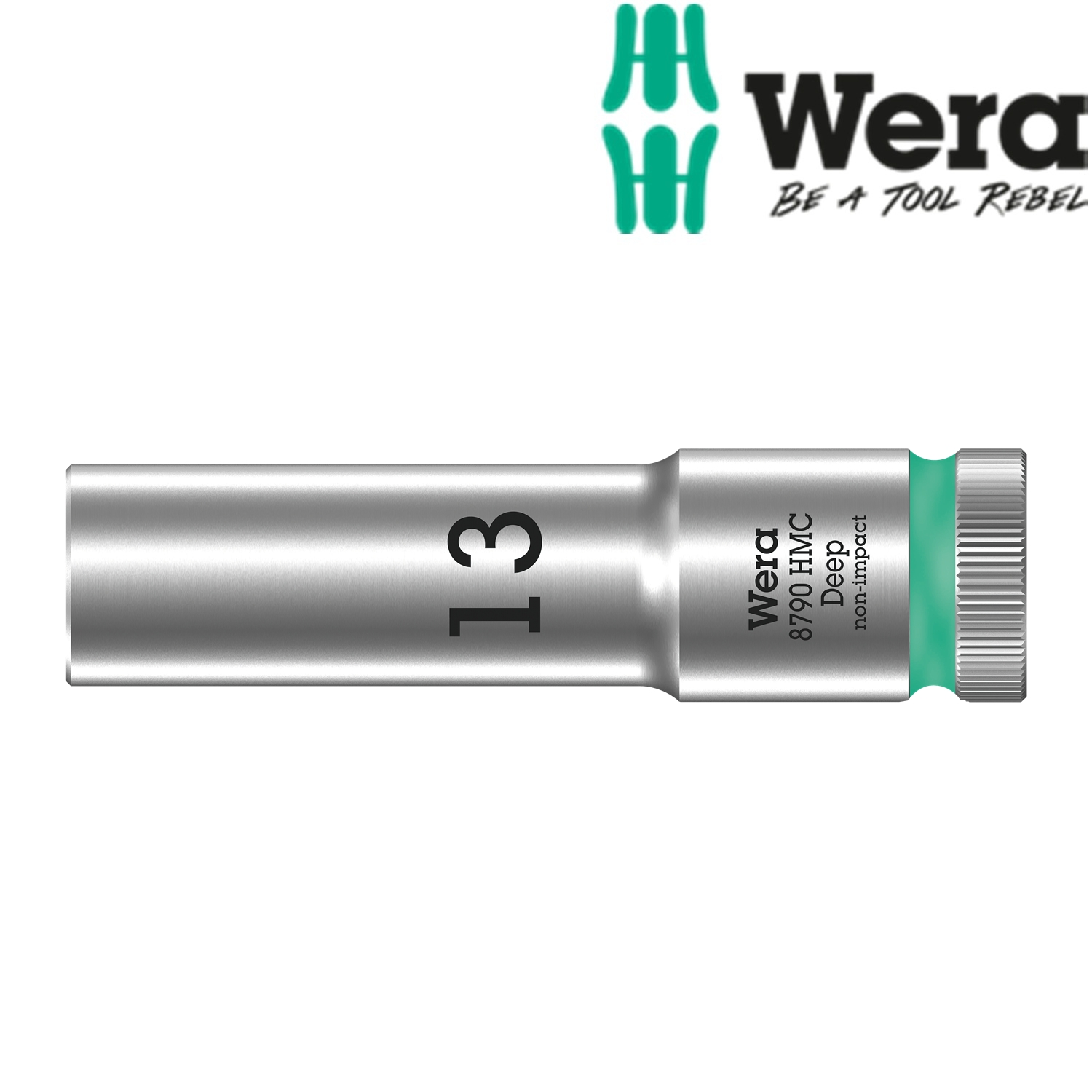 Đầu tuýp dài 13mm x 1/2" 8790 hmc deep socket wera 05004553001