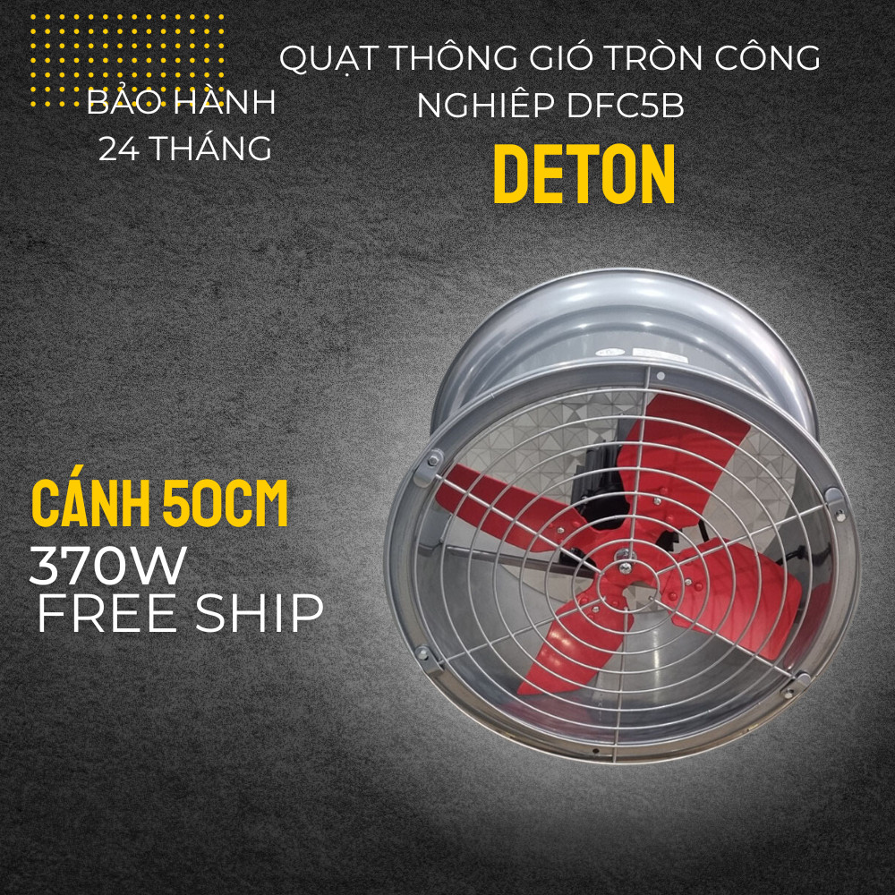 Quạt thông gió tròn deton dfc-5b
