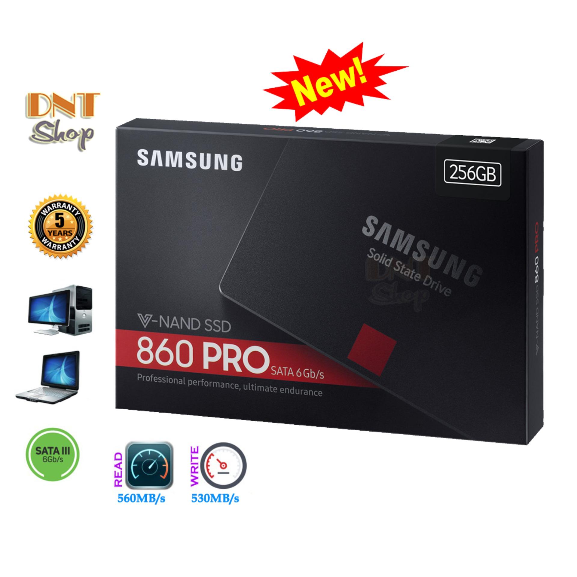 Ổ cứng SSD Samsung 860 PRO 256GB 2.5-Inch SATA III (MZ-76P256BW)
