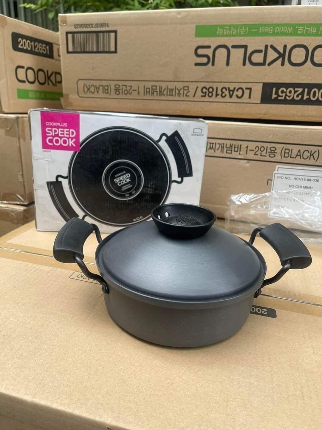 Nồi lock and lock thân thấp size 16 cm - 18cm - 22cm dòng speed cook
