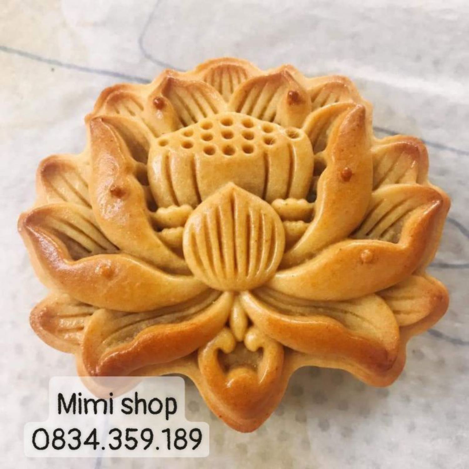 Khuôn lò xo hình Hoa sen nở cực đẹp 150g