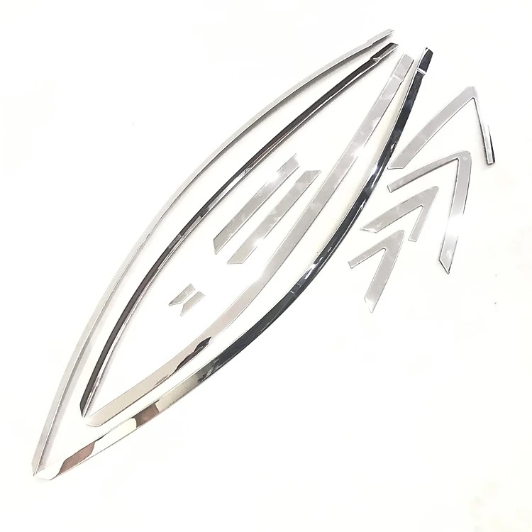 Bộ ốp, nẹp chân kính, cong kính mazda 3 đời 2019-2023 inox không rỉ , sáng bóng