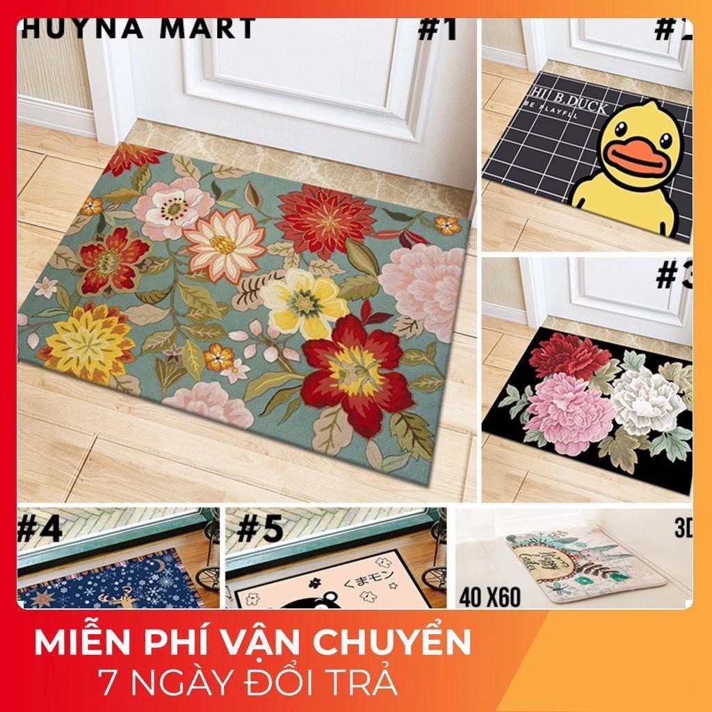 Thảm chân 3d chống trượt 40x60cm hot hit tham3d