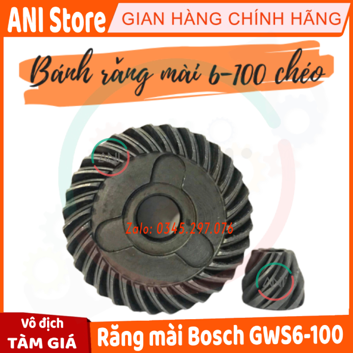 Bộ nhông bánh răng mài bos.ch gws 6-100 gws 060 gws 6-125 răng chéo