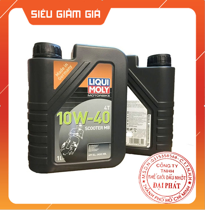 Dầu nhớt liqui moly scooter 10w40 1L