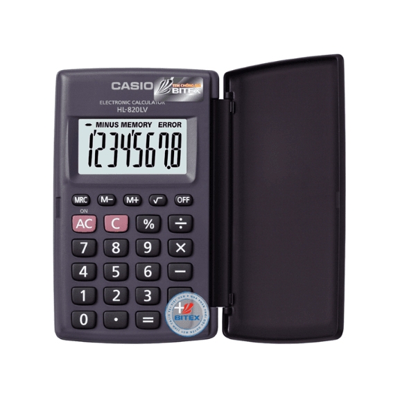 Máy tính casio hl - 820lv - bk - w-dp